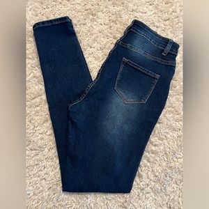 Fashion Nova Women’s Dark Denim Skinny Jeans